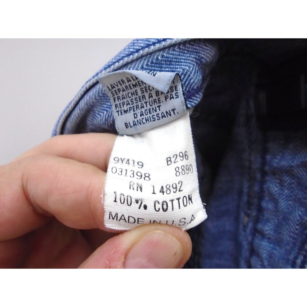 Vintage Marithé François Girbaud shorts Men Size 32 Denim Geometric stitch USA - Picture 3 of 11